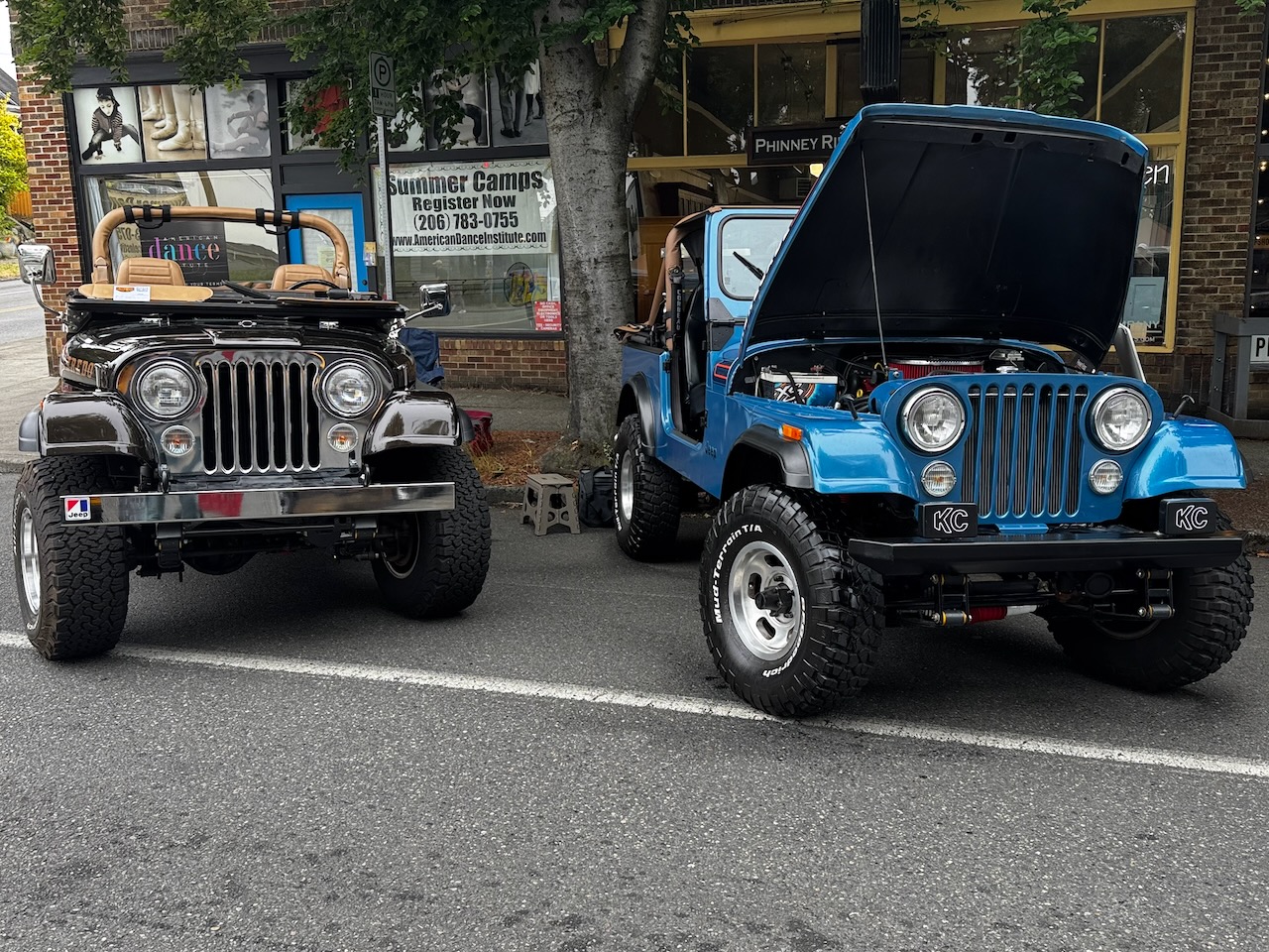 CJ-7 Laredo and CJ-7 Renegade at Phinney Ridge